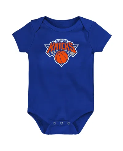 Outerstuff Baby Boys And Girls Blue New York Knicks Primary Logo Bodysuit