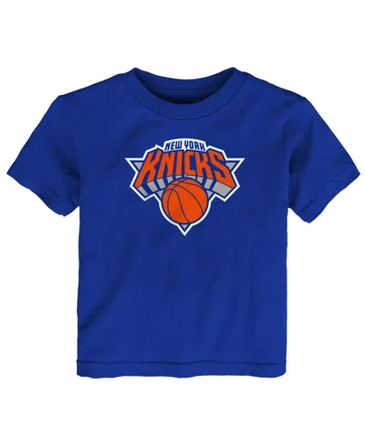 Outerstuff Baby Boys And Girls Blue New York Knicks Primary Logo T-shirt