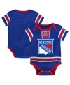 Outerstuff Baby Boys And Girls Blue New York Rangers Hockey Jersey Bodysuit In Blue