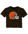 OUTERSTUFF BABY BOYS AND GIRLS BROWN CLEVELAND BROWNS PRIMARY LOGO T-SHIRT
