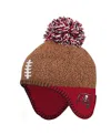 Outerstuff Baby Boys And Girls Brown Tampa Bay Buccaneers Football Head Knit With Pom Hat In Brown