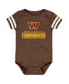 Outerstuff Baby Boys And Girls Brown Washington Commanders Playmaker Bodysuit In Brown