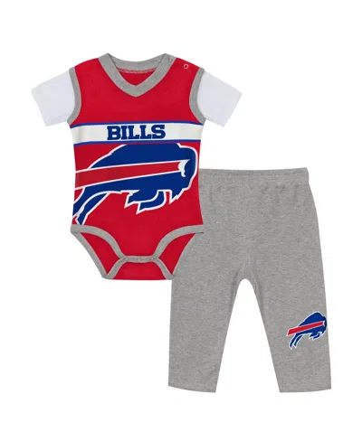 Outerstuff Baby Boys' And Girls' Buffalo Bills Screen-printed Jersey Bodysuit And Pants Set In Multi
