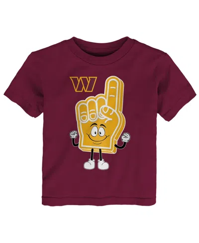 Outerstuff Baby Boys And Girls Burgundy Washington Commanders Handy Man T-shirt