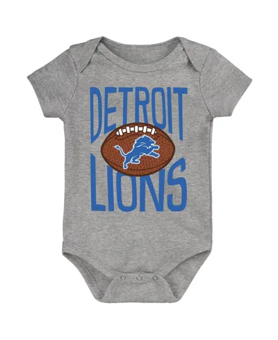 Outerstuff Baby Boys' And Girls' For The Ball Short-sleeve Lap-shoulder Bodysuit In Gray