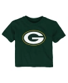 OUTERSTUFF BABY BOYS AND GIRLS GREEN GREEN BAY PACKERS PRIMARY LOGO T-SHIRT