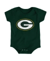 Outerstuff Baby Boys And Girls Green Green Bay Packers Team Logo Bodysuit In Green