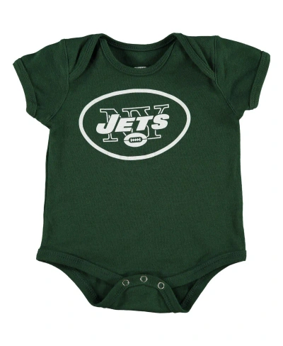 Outerstuff Baby Boys And Girls Green New York Jets Team Logo Bodysuit