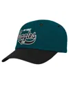 Outerstuff Baby Boys And Girls Green/black Philadelphia Eagles My First Tail Sweep Slouch Flex Hat In Green,black