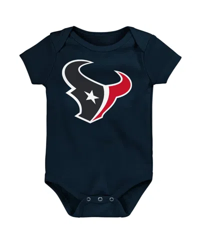 Outerstuff Baby Boys' And Girls' Houston Texans Primary Logo Bodysuit In Navy
