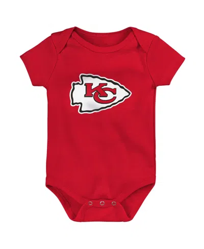 Outerstuff Baby Boys' And Girls' Kansas City Chiefs Short-sleeve Bodysuit In Red