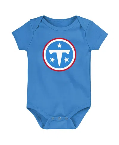 Outerstuff Baby Boys And Girls Light Blue Tennessee Titans Primary Logo Bodysuit