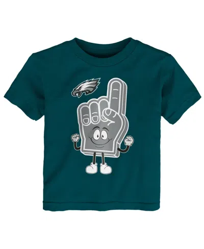 Outerstuff Baby Boys And Girls Midnight Green Philadelphia Eagles Handy Man T-shirt
