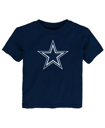 Outerstuff Kids' Baby Boys And Girls Navy Dallas Cowboys Primary Logo T-shirt