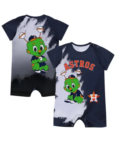 Outerstuff Baby Boys And Girls Navy Houston Astros Baby Mascot Bodysuit In Blue