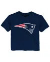 Outerstuff Baby Boys And Girls Navy New England Patriots Primary Logo T-shirt In Blue