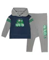 Outerstuff Baby Boys And Girls Navy Notre Dame Fighting Irish Clubhouse Pullover Hoodie And Legging Set In Blue