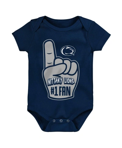 Outerstuff Baby Boys And Girls Navy Penn State Nittany Lions #1 Fan Foam Finger Bodysuit