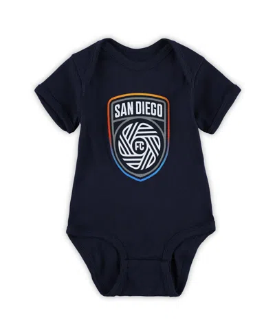 Outerstuff Kids' Baby Boys And Girls Navy San Diego Fc Primary Logo Bodysuit