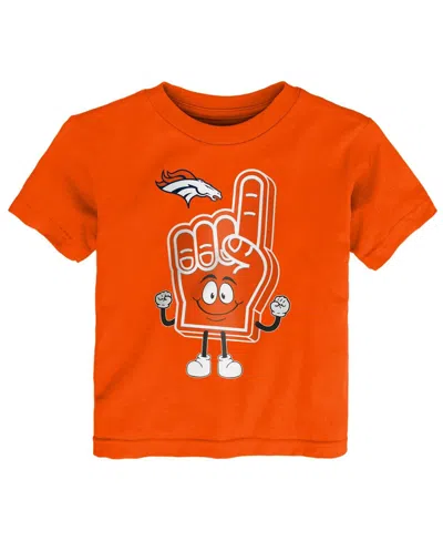 Outerstuff Baby Boys And Girls Orange Denver Broncos Handy Man T-shirt