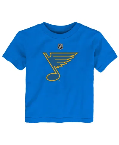 Outerstuff Kids' Baby Boys And Girls  Blue St. Louis Blues Primary Logo T-shirt