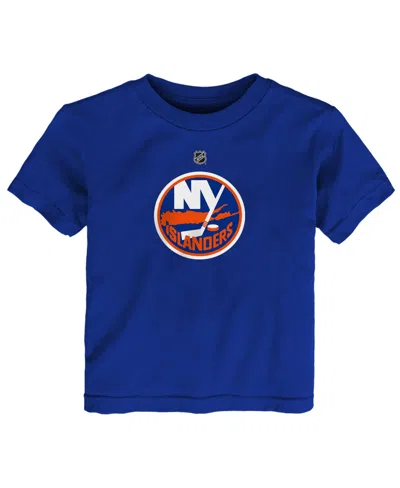 Outerstuff Kids' Baby Boys And Girls  Royal New York Islanders Primary Logo T-shirt In Blue