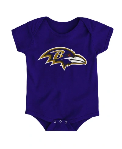 Outerstuff Baby Boys And Girls Purple Baltimore Ravens Team Logo Bodysuit