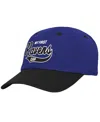 Outerstuff Baby Boys And Girls Purple/black Baltimore Ravens My First Tail Sweep Slouch Flex Hat In Blue