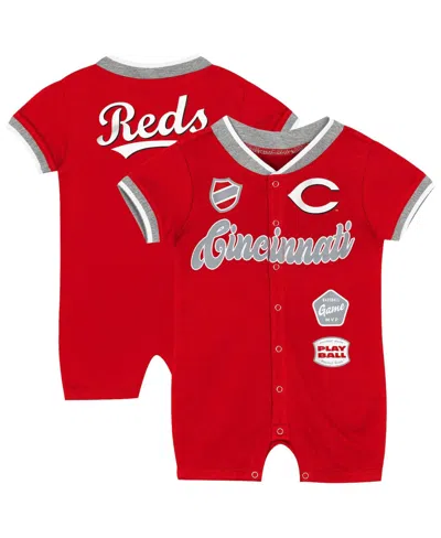 Outerstuff Baby Boys And Girls Red Cincinnati Reds Pinch Coverall
