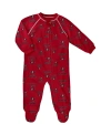 Outerstuff Baby Boys And Girls Red Tampa Bay Buccaneers Allover Print Raglan Full-zip Jumper In Red
