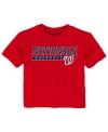 Outerstuff Baby Boys And Girls Red Washington Nationals Take The Lead T-shirt In Red