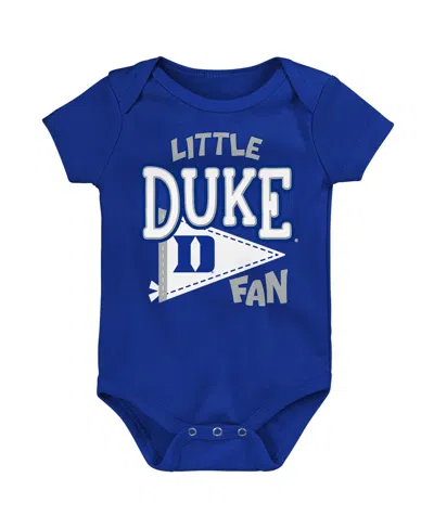 Outerstuff Baby Boys And Girls Royal Duke Blue Devils Little Banner Bodysuit