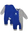 Outerstuff Newborn And Infant Boys And Girls Royal Kentucky Wildcats Playbook Two-tone Full-snap Jumper In Royal