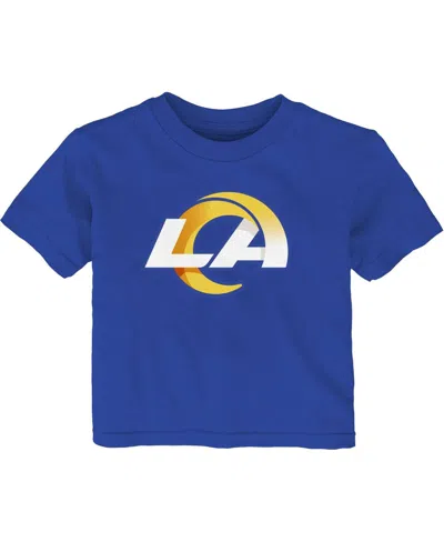 Outerstuff Babies' Toddler Boys And Girls Royal Los Angeles Rams Logo T-shirt