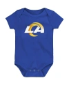 OUTERSTUFF BABY BOYS AND GIRLS ROYAL LOS ANGELES RAMS TEAM LOGO BODYSUIT