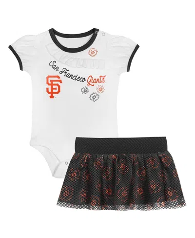OUTERSTUFF BABY BOYS AND GIRLS SAN FRANCISCO GIANTS SWEET BODYSUIT SKIRT SET