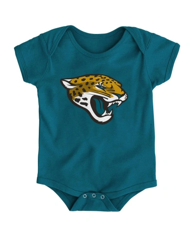 Outerstuff Baby Boys And Girls Teal Jacksonville Jaguars Team Logo Bodysuit