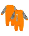 Outerstuff Baby Boys And Girls Tennessee Orange Tennessee Volunteers Playbook Colorblock Long Sleeve Coveralls In Tennessee Orange