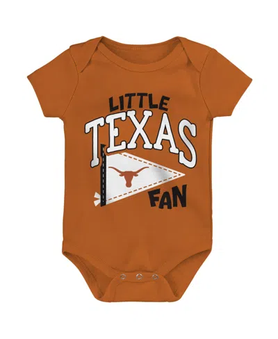 Outerstuff Baby Boys And Girls Texas Orange Texas Longhorns Little Banner Bodysuit In Brown
