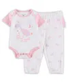 Outerstuff Baby Boys And Girls White Arizona Cardinals Spreading Love Bodysuit And Tutu Leggings Set In White