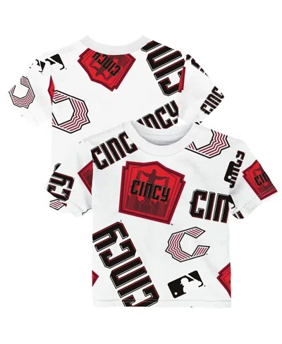 Outerstuff Baby Boys And Girls White Cincinnati Reds 2026 City Connect Game Day T-shirt