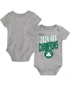 Outerstuff Baby Heather Gray Boston Celtics 2024 Nba Finals Champions Bodysuit In Heather Gray