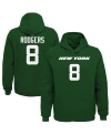 Outerstuff Big Boys Aaron Rodgers Green New York Jets Mainliner Player Name And Number Pullover Hoodie In Green