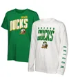 Outerstuff Big Boys And Girls 3-pack Oregon Ducks In The Mix T-shirt Combo Set In Black