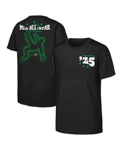 Outerstuff Kids' Big Boys And Girls Black 2025 Mls All-star Game Bicycle Kick T-shirt