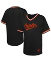 Outerstuff Big Boys And Girls Black Baltimore Orioles Relief Pitcher V-neck T-shirt In Black