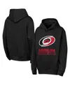Outerstuff Big Boys And Girls Black Carolina Hurricanes Back To Basics Hoodie In Black