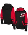 Outerstuff Big Boys And Girls Black Carolina Hurricanes Face Off Full-zip Hoodie In Black