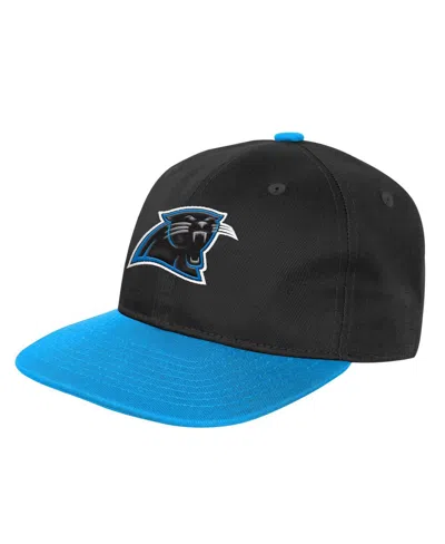 Outerstuff Babies' Big Boys And Girls Black Carolina Panthers True Retro Adjustable Hat