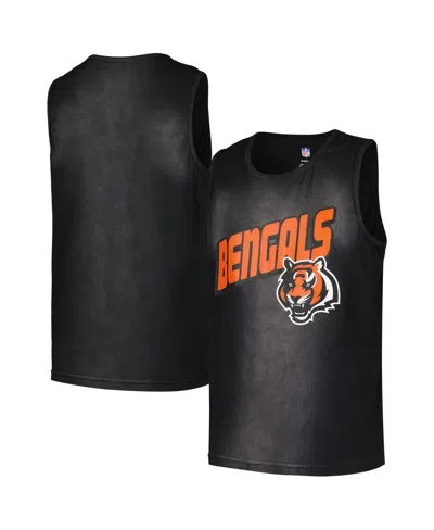 Outerstuff Kids' Big Boys And Girls Black Cincinnati Bengals Sun-bleached Ride The Tide Tank Top